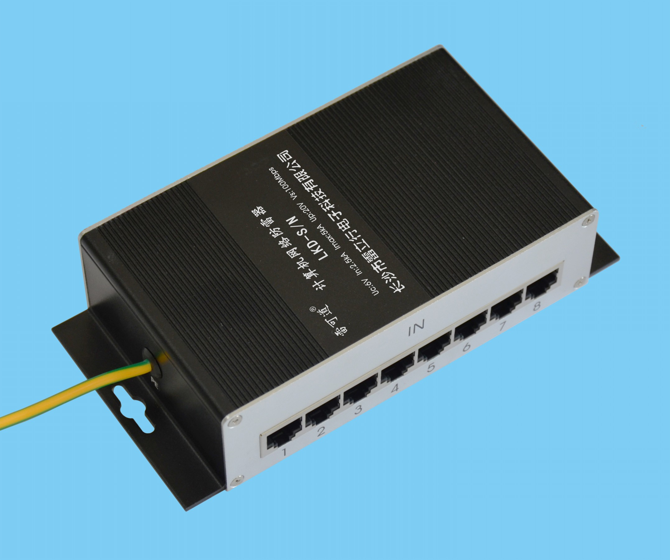 雷可道計算機網(wǎng)絡(luò)防雷器 LKD-S/N 100MBps 1000Mbps POE